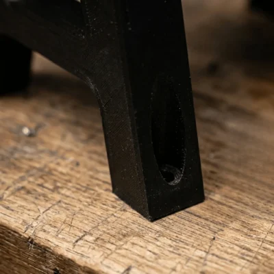 fuss der boiliemaschine
